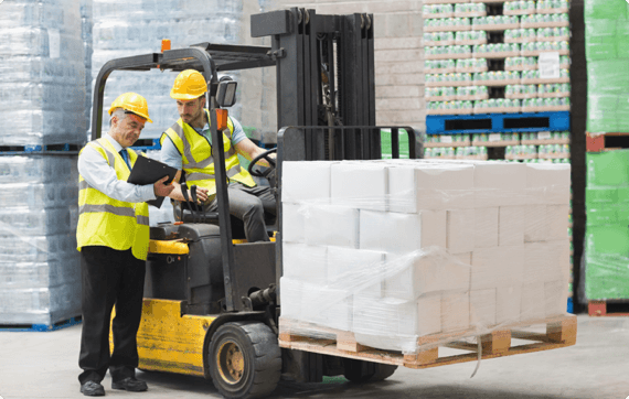 Lift Truck -french img 1 (1) A forklift with a full load