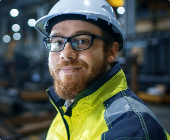 JHSC 4 A member of a joint health and safety committee smiles at the camera