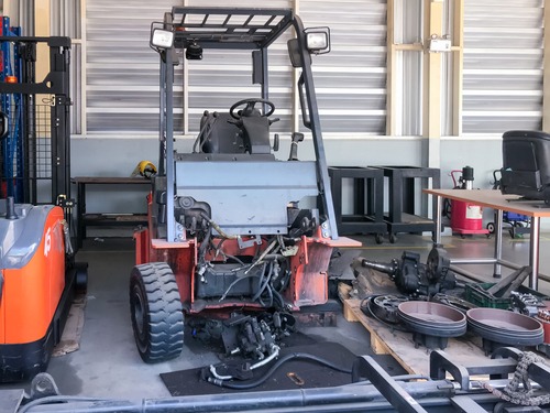 forklift certification damage