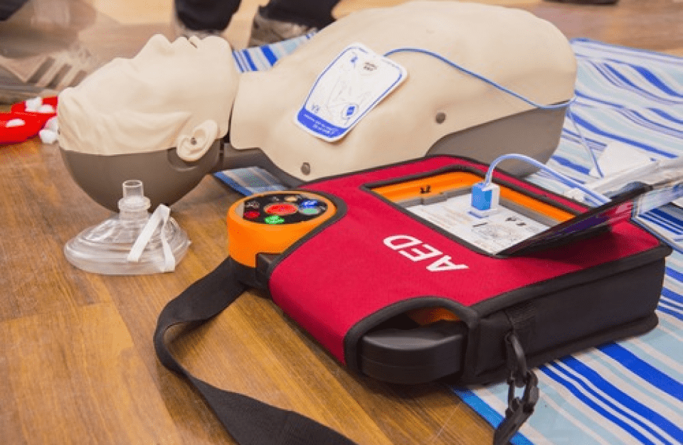 AED - CPR and first aid training